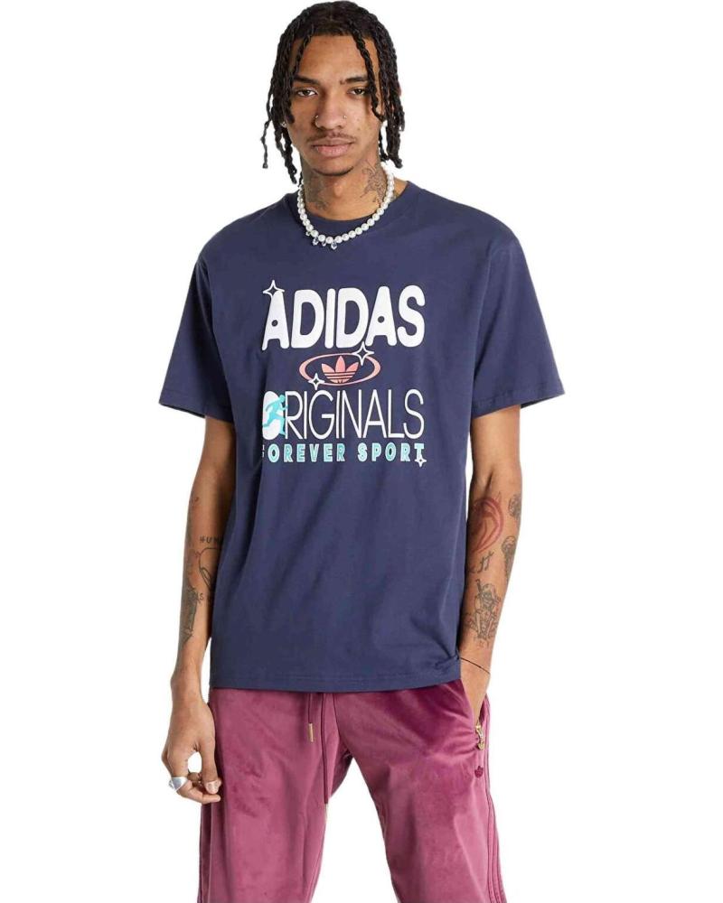 ADIDAS CAMISETA ORIGINALS GRÁFICA MORADO