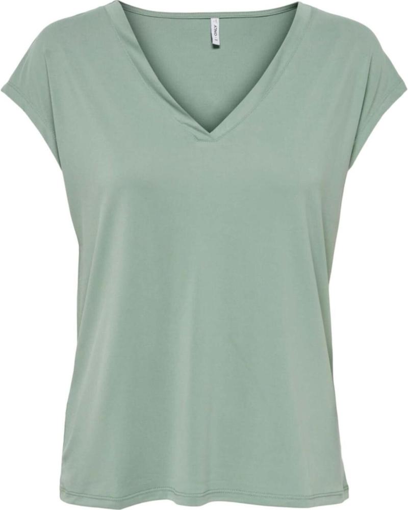ONLY CAMISETA CUELLO EN V VERDE