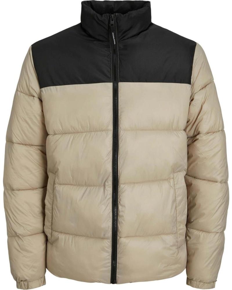 JACK AND JONES CHAQUETA ACOLCHADA COLOR BLOCK JACK & JONES BEIGE