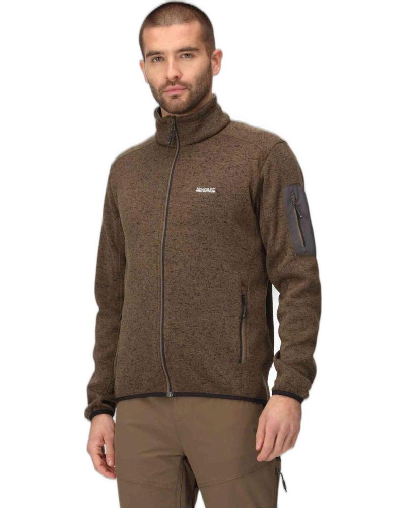 REGATTA CHAQUETA REGATTA HOMBRE CON CREMALLERA COMPLETA MARRON