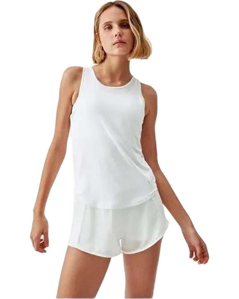 BORN LIVING YOGA CAMISETA DE TIRANTES DEPORTIVA TÉCNICA BLANCO