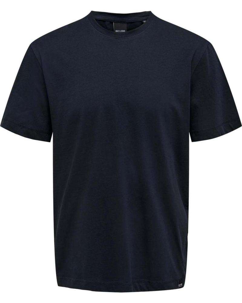 ONLY ONLY SONS CAMISETA BÁSICA CUELLO REDONDO AZUL