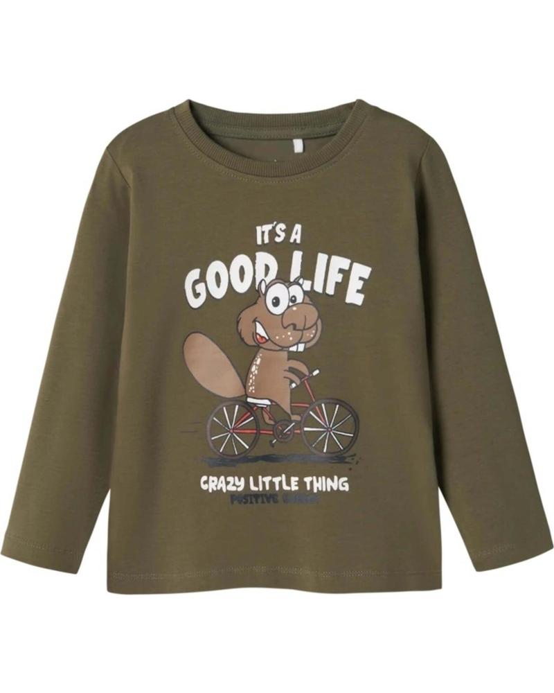 NAME IT CAMISETA MANGA LARGA ´GOOD LIFE´ NAME IT VERDE