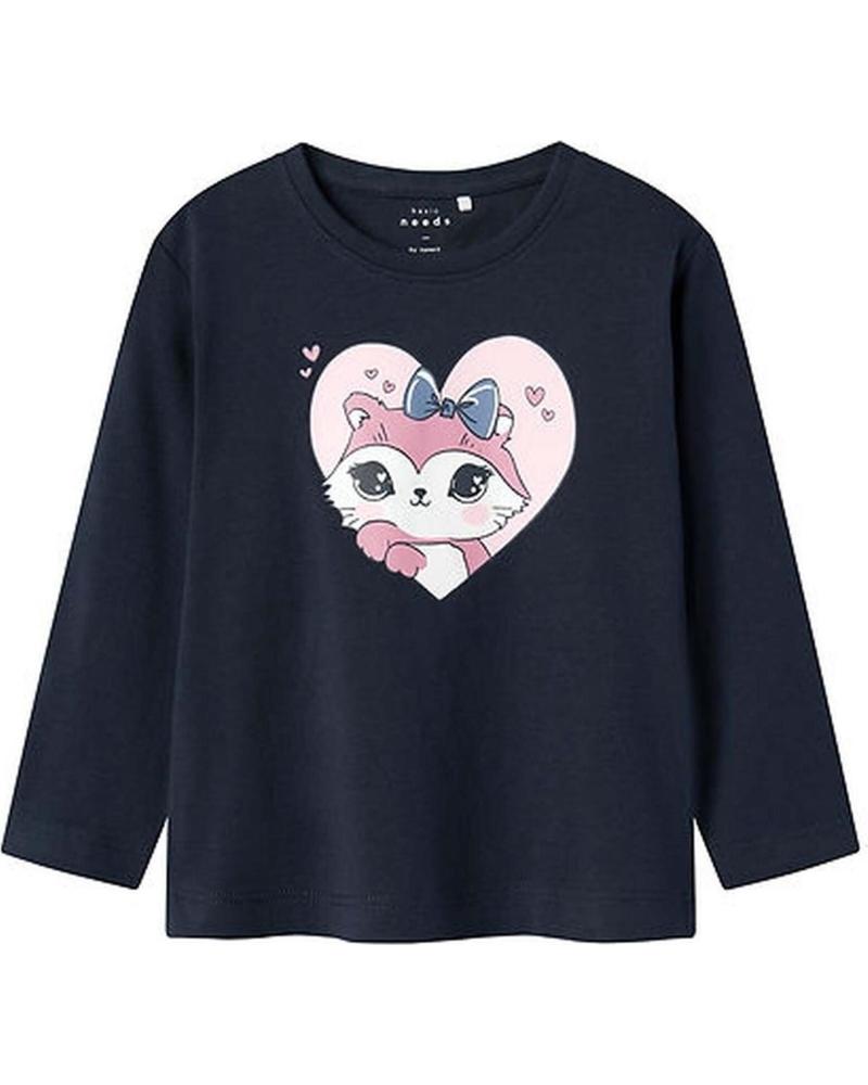 NAME IT CAMISETA MANGA LARGA NAME IT ESTAMPADO GATITO AZUL