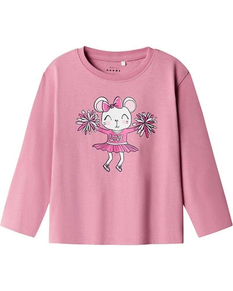 NAME IT NAME IT CAMISETA MANGA LARGA ESTAMPADO ANIMADO ROSA