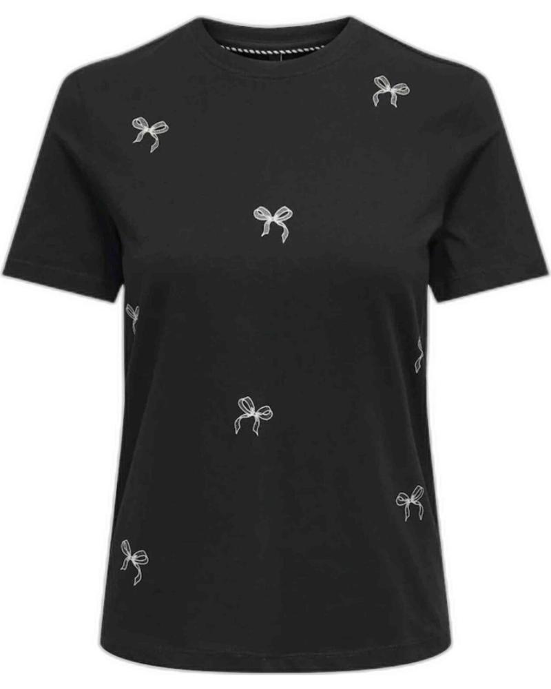 ONLY CAMISETA ONLY MANGA CORTA CON ESTAMPADO NEGRO