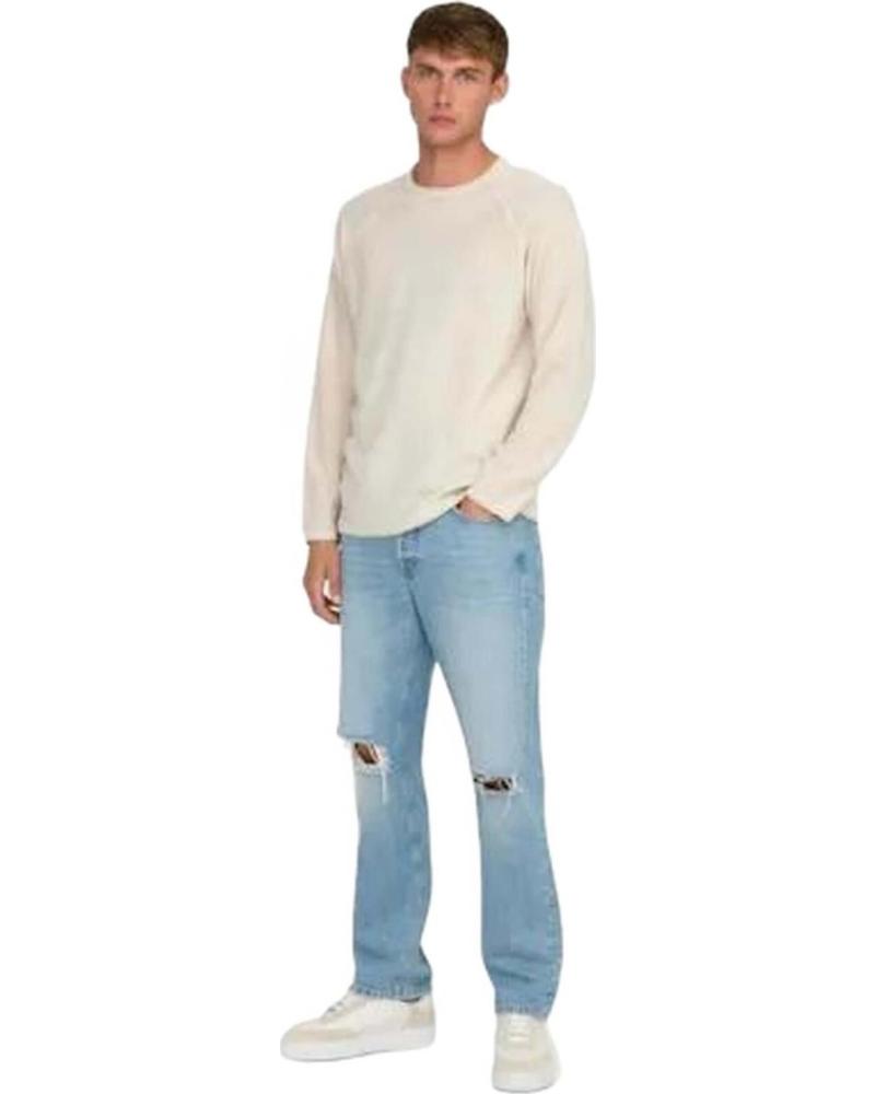 ONLY SUDADERA ONLY SONS BEIGE