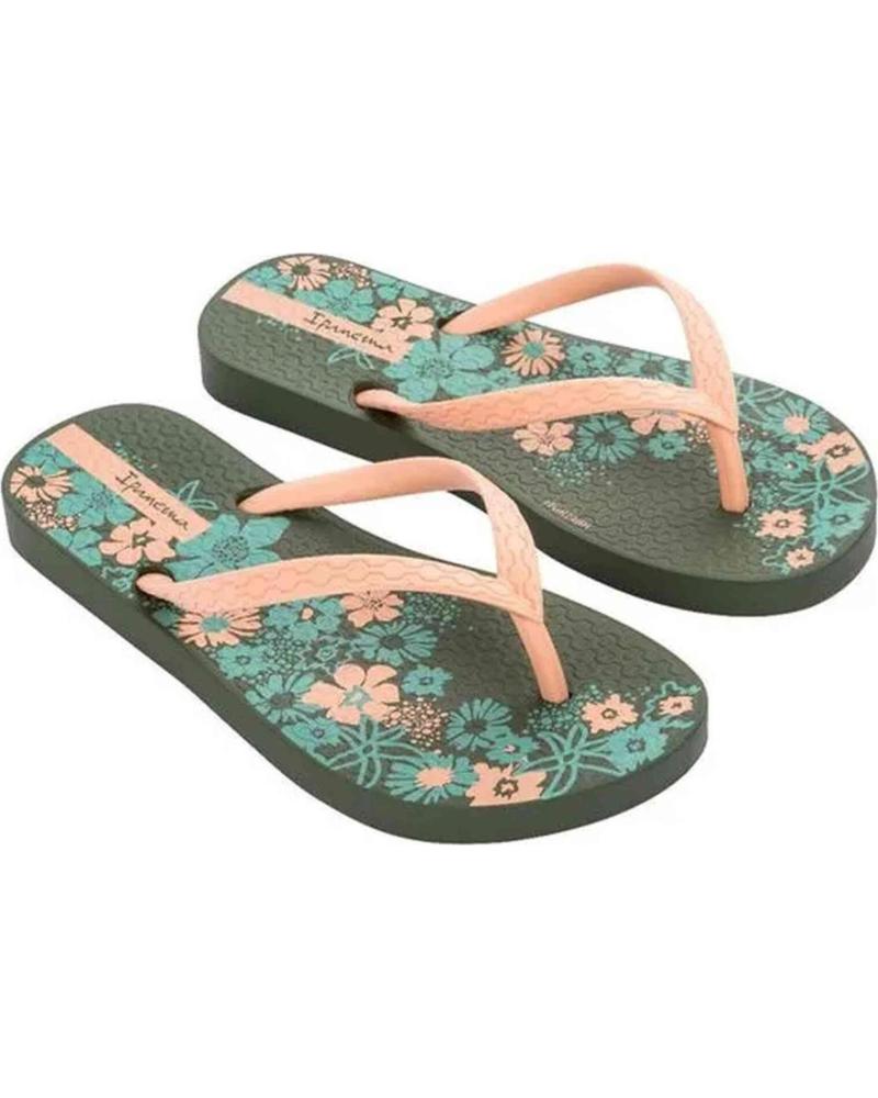 IPANEMA CHANCLAS IPANEMA CON ESTAMPADO FLORAL VERDE