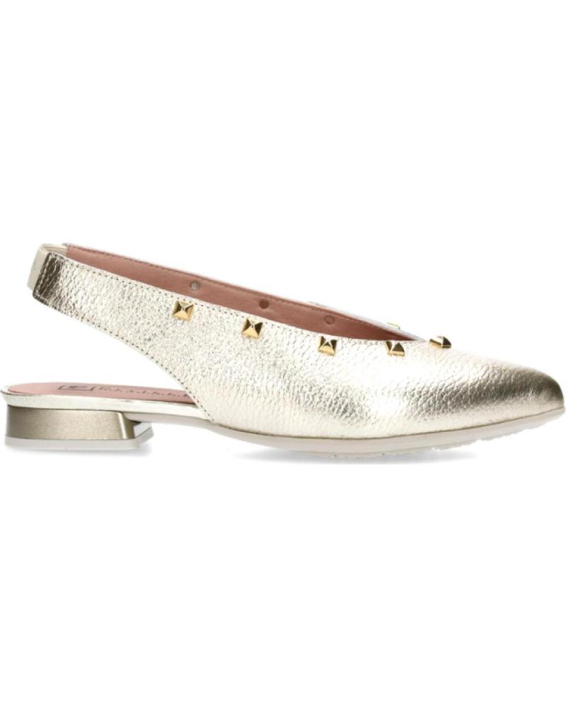 PITILLOS SANDALIAS DESTALONADAS METÁLICAS PITILLOS ORO