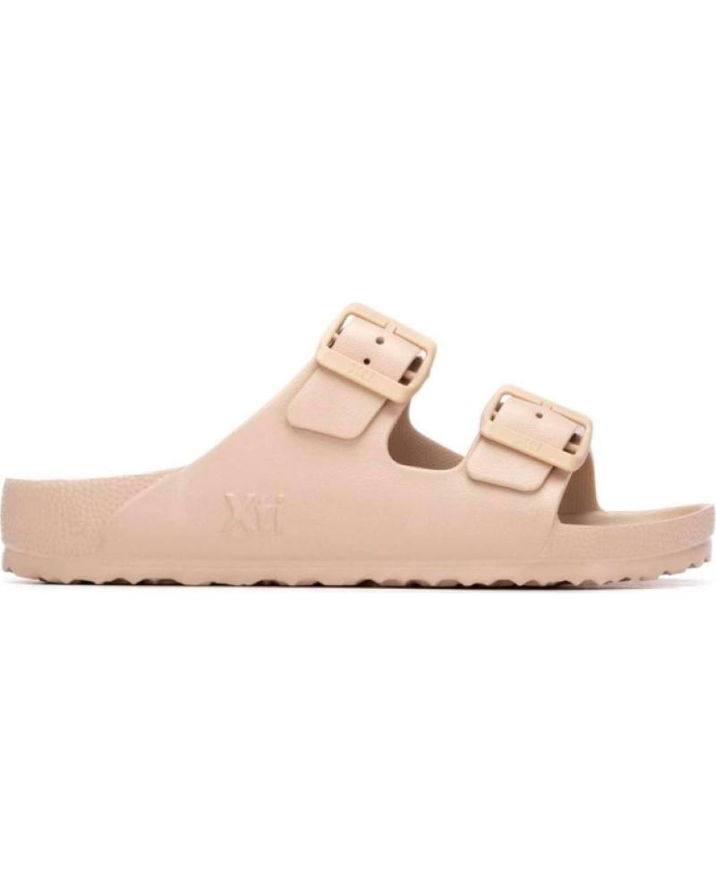 XTI SANDALIAS PLANAS CON DOBLE HEBILLA XTI 145138 BEIGE