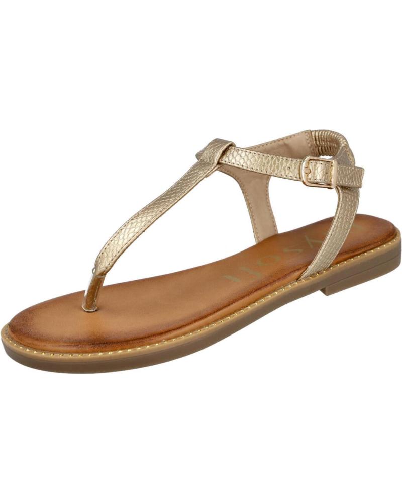 MYSOFT SANDALIAS ESCLAVAS 26M035 PLATINO