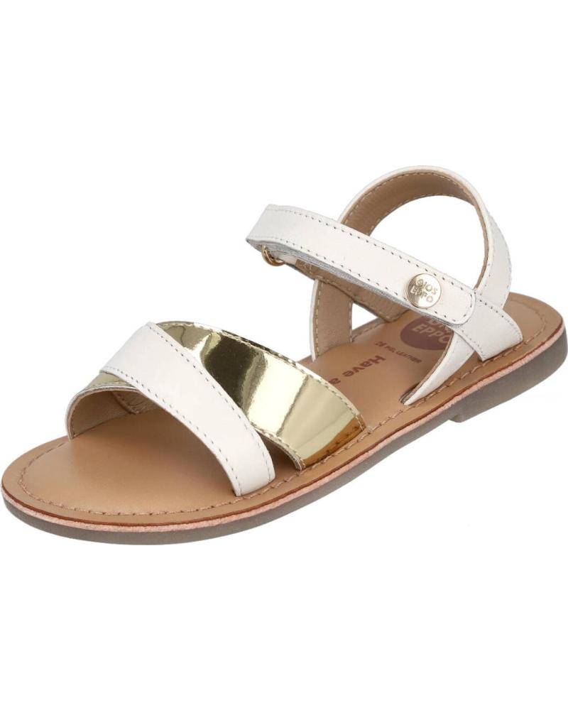 GIOSEPPO SANDALIAS GIOSEPPO 78945-VANSBRO EN PIEL CON ACABADO BRILLO BLANCO