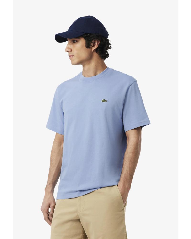 LACOSTE CAMISETA LACOSTE TH7318 DE CORTE CLÁSICO CELESTE