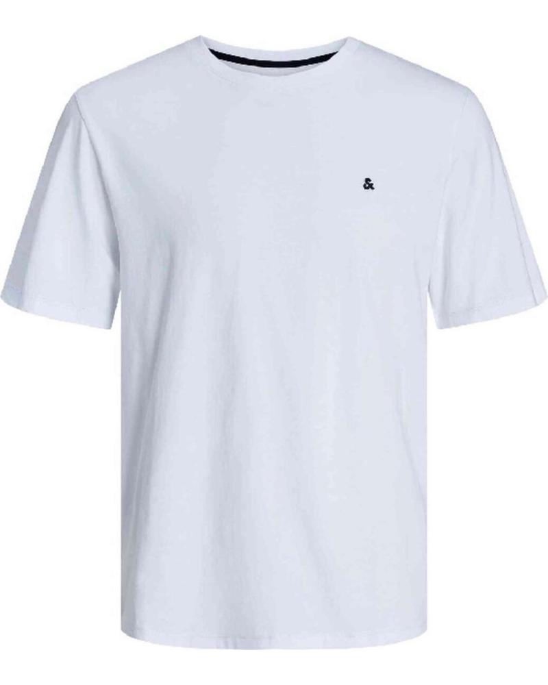 JACK AND JONES CAMISETA MANGA CORTA JACK & JONES BLANCO