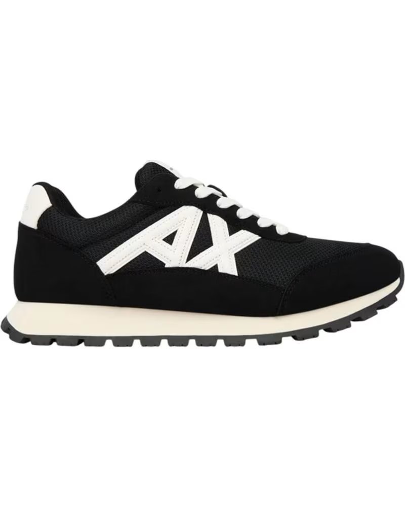 Armani Exchange Zapatillas A|x con Logo Lateral Negro – imagen 4