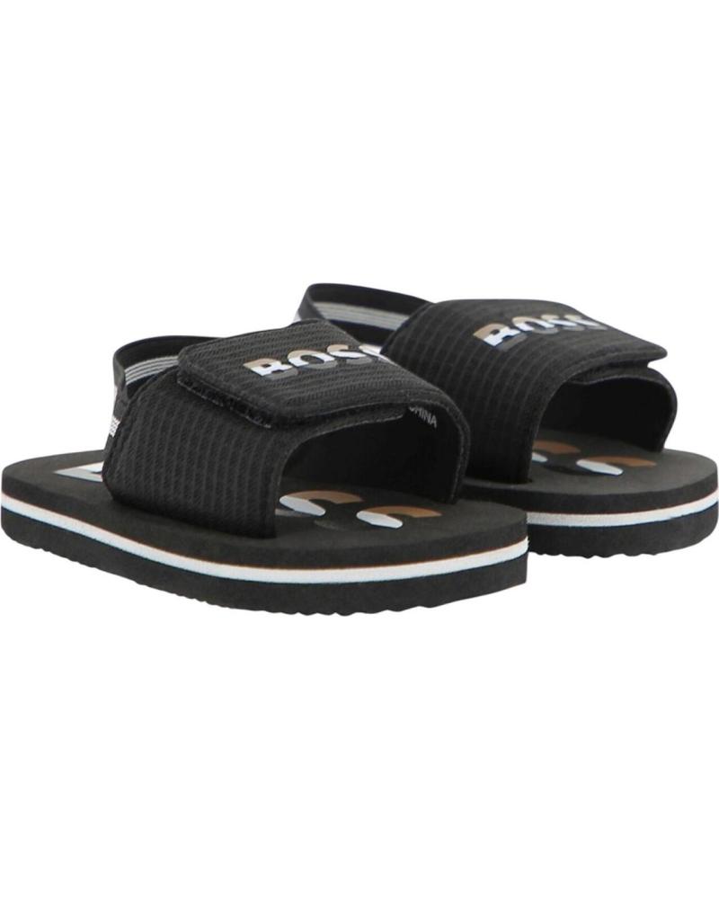 BOSS BOSS SANDALIAS DE VERANO CON TIRA DE AJUSTE NEGRO