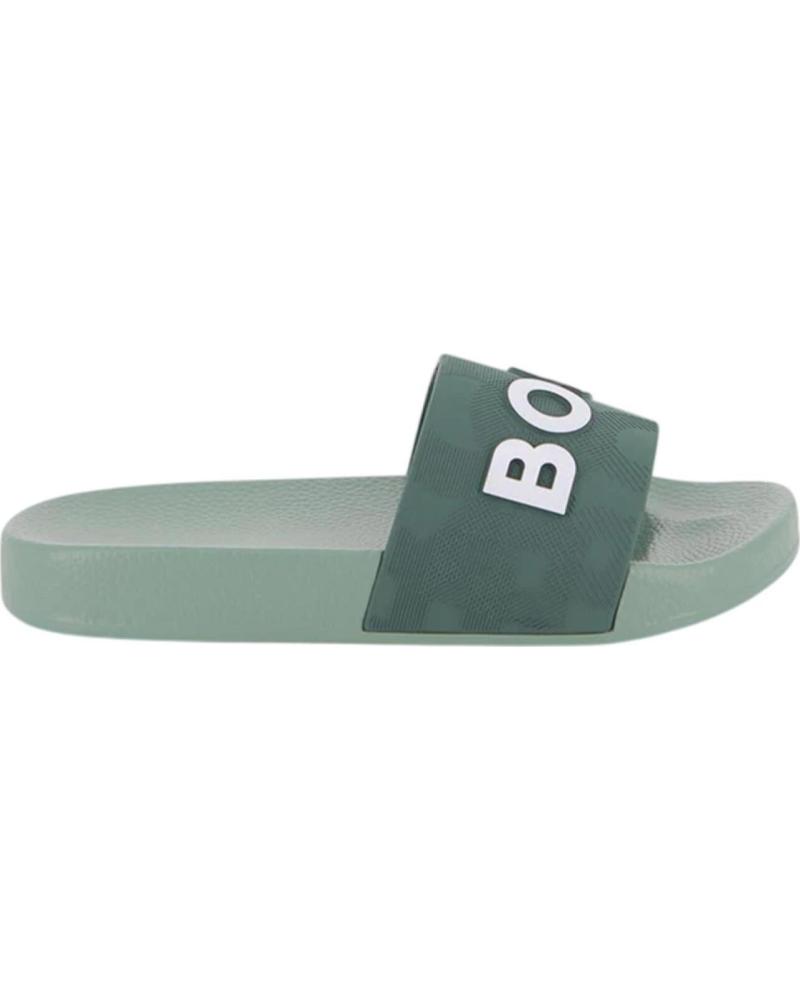 BOSS CHANCLAS S CON LOGO VERDE