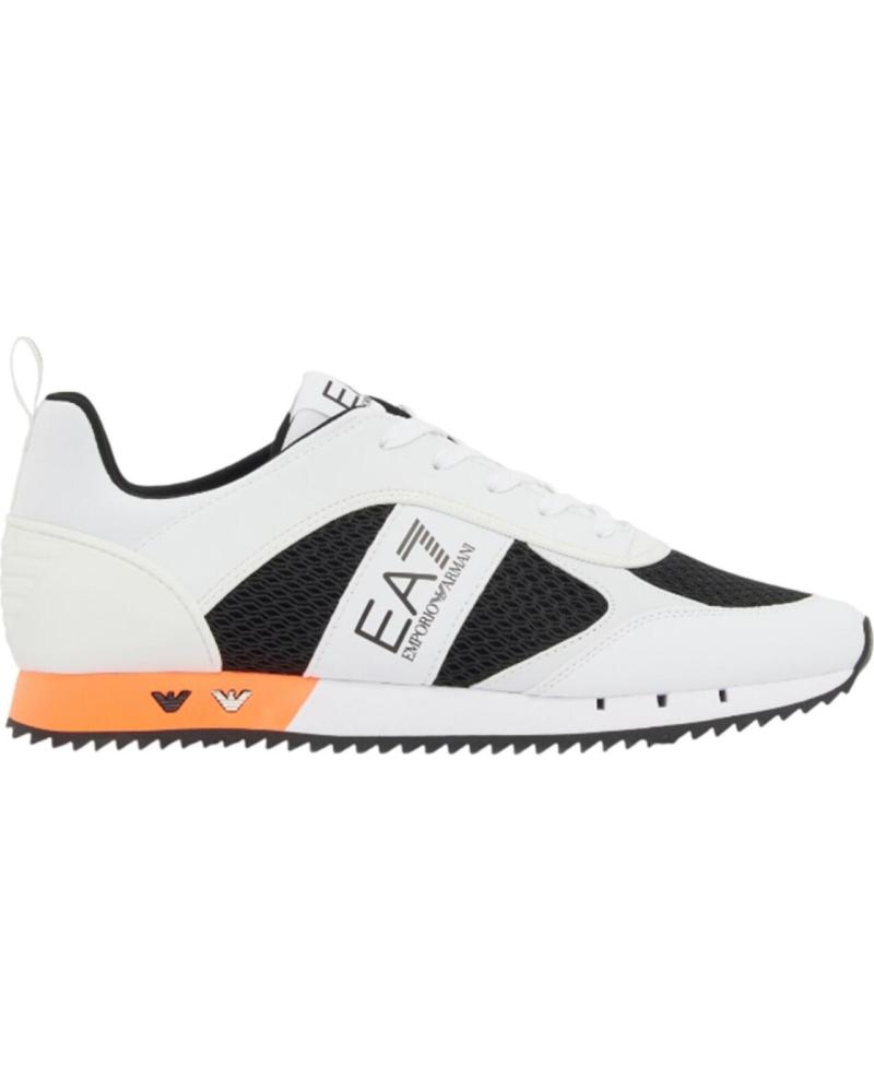 EMPORIO ARMANI EMPORIO ARMANI EA7 ZAPATILLAS DE DISEÑO TÉCNICO CON DETALLES EN CONTRASTE BLANCO