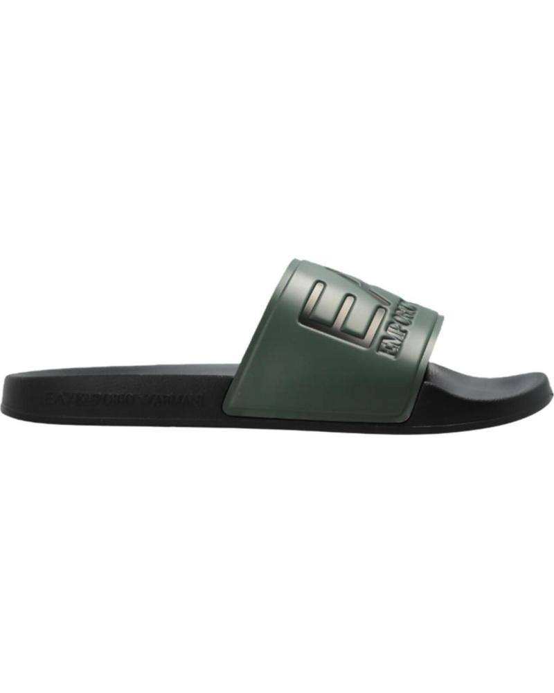 EMPORIO ARMANI EMPORIO ARMANI SANDALIAS LOGO RELIEVE VERDE