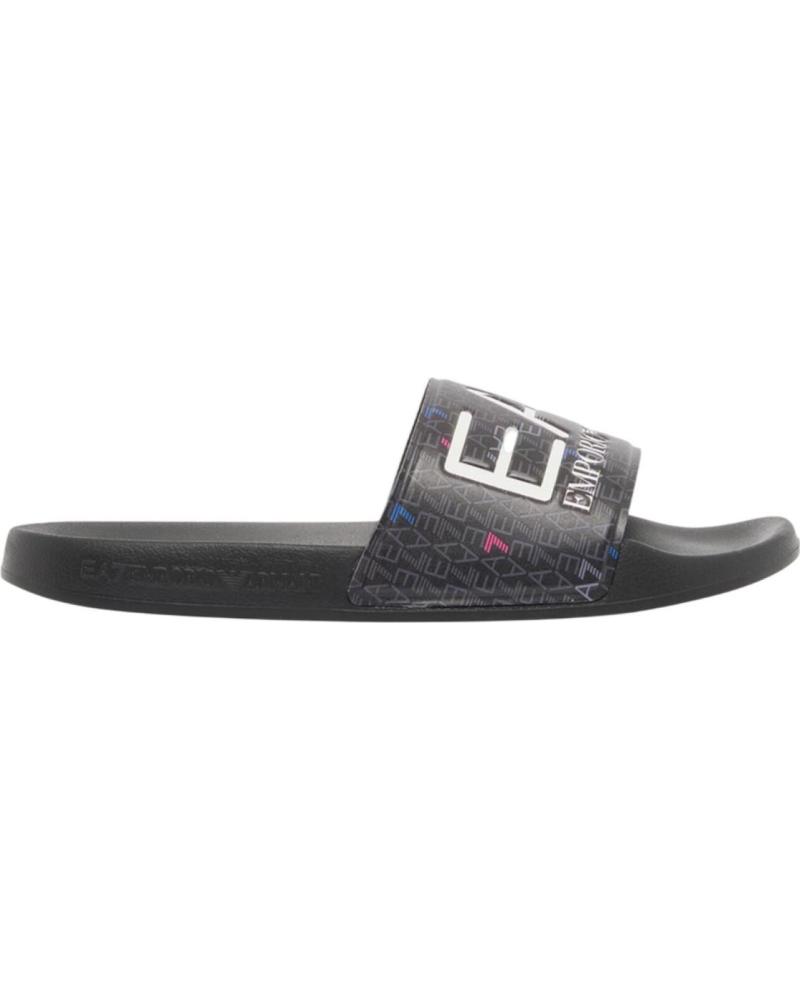 EMPORIO ARMANI EMPORIO ARMANI - CHANCLAS CON LOGOTIPO NEGRO