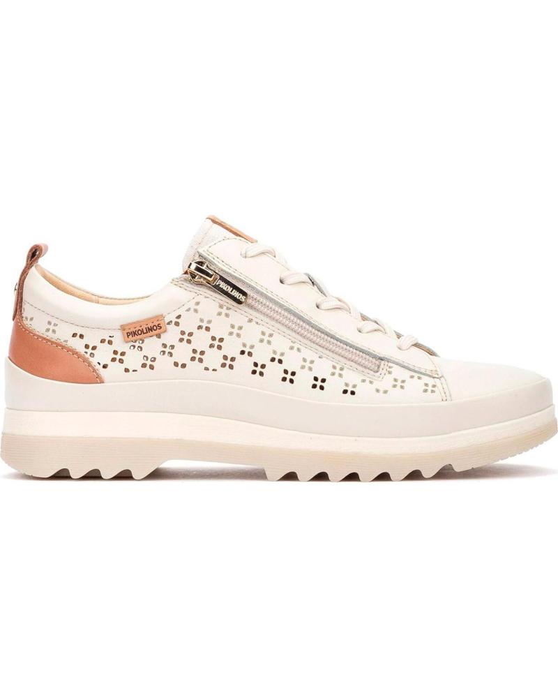 PIKOLINOS ZAPATILLAS VIGO CON CREMALLERA LATERAL NATA