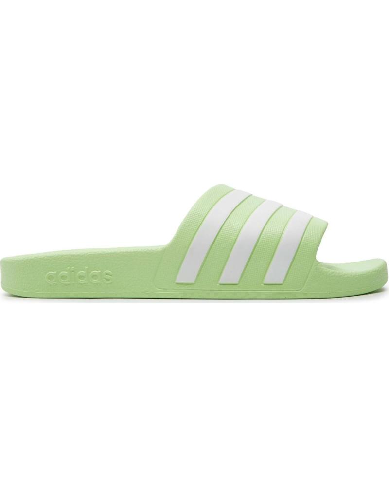 ADIDAS CHANCLAS ADILETTE AQUA CON BANDAS LATERALES VERDE