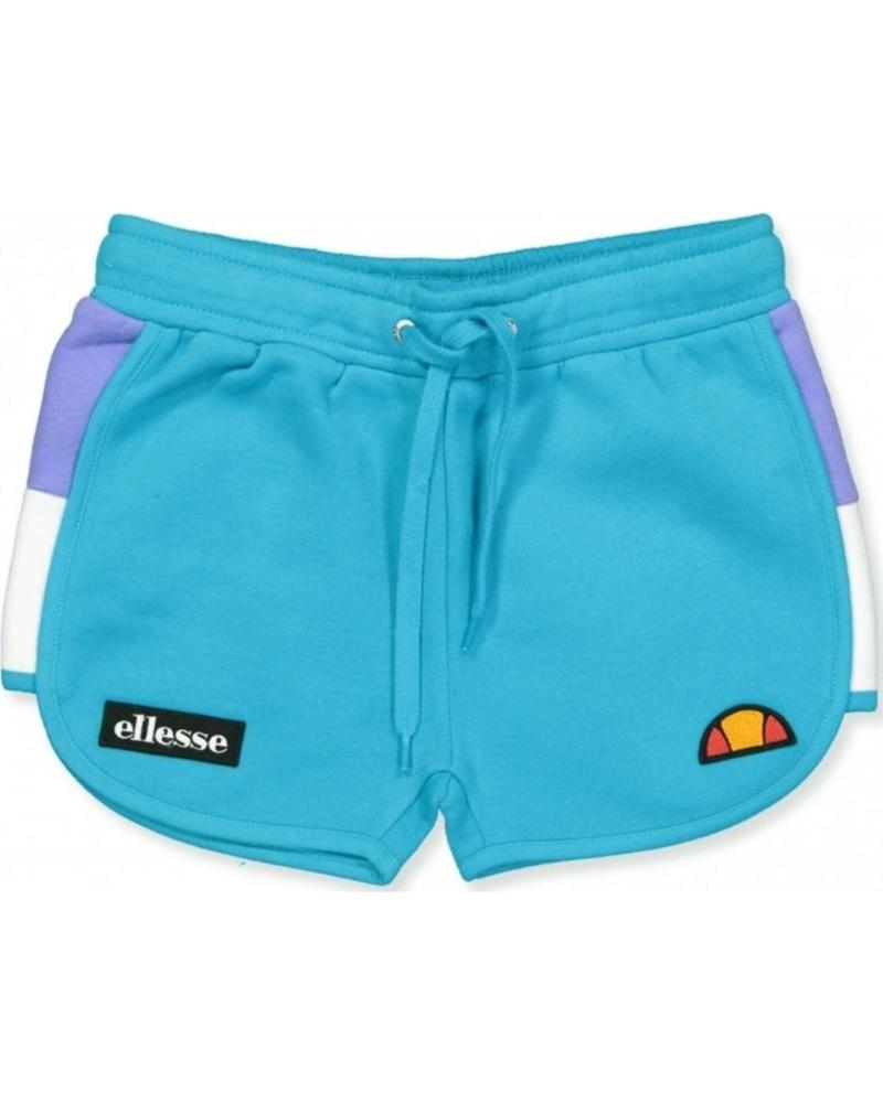 ELLESSE PANTALÓN CORTO DEPORTIVO CON LOGO AZUL