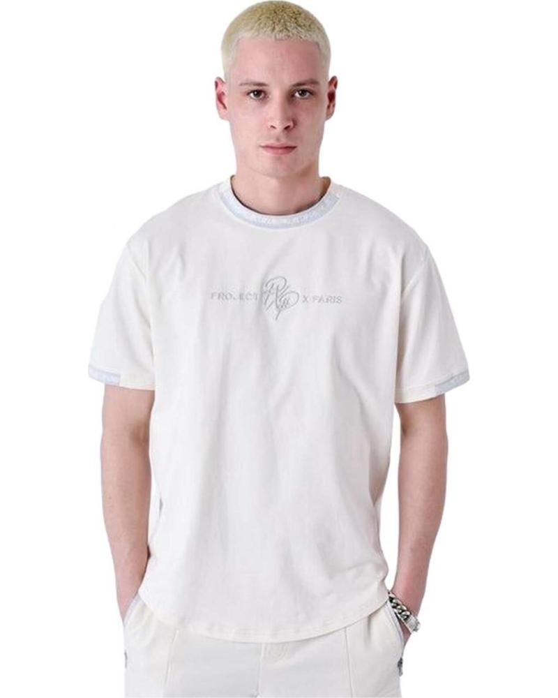 PROJECT X PARIS CAMISETA MANGA CORTA PROJECT X PARIS LOGO FRONTAL BLANCO