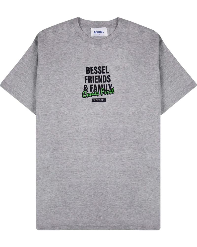 BESSEL FRIENDS CAMISETA BESSEL FRIENDS & FAMILY GRIS