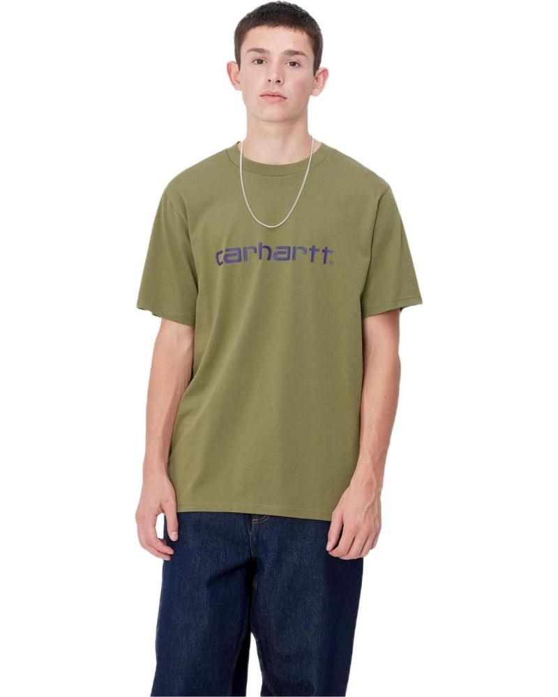 CARHARTT WIP CAMISETA CARHARTT WIP LOGO SCRIPT VERDE