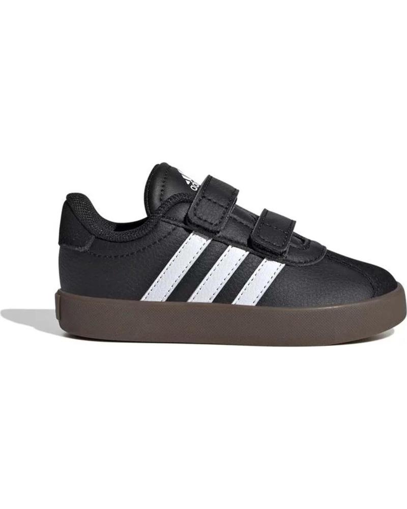 ADIDAS ZAPATILLAS INFANTILES CON CIERRE DE VELCRO Y SUELA DE GOMA CBLACK-FTWWHT-CBLACK