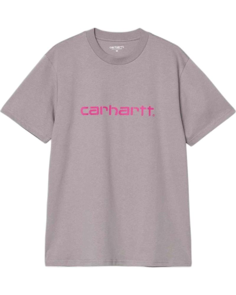 CARHARTT WIP CAMISETA CARHARTT WIP CON LOGO ESTAMPADO GRIS