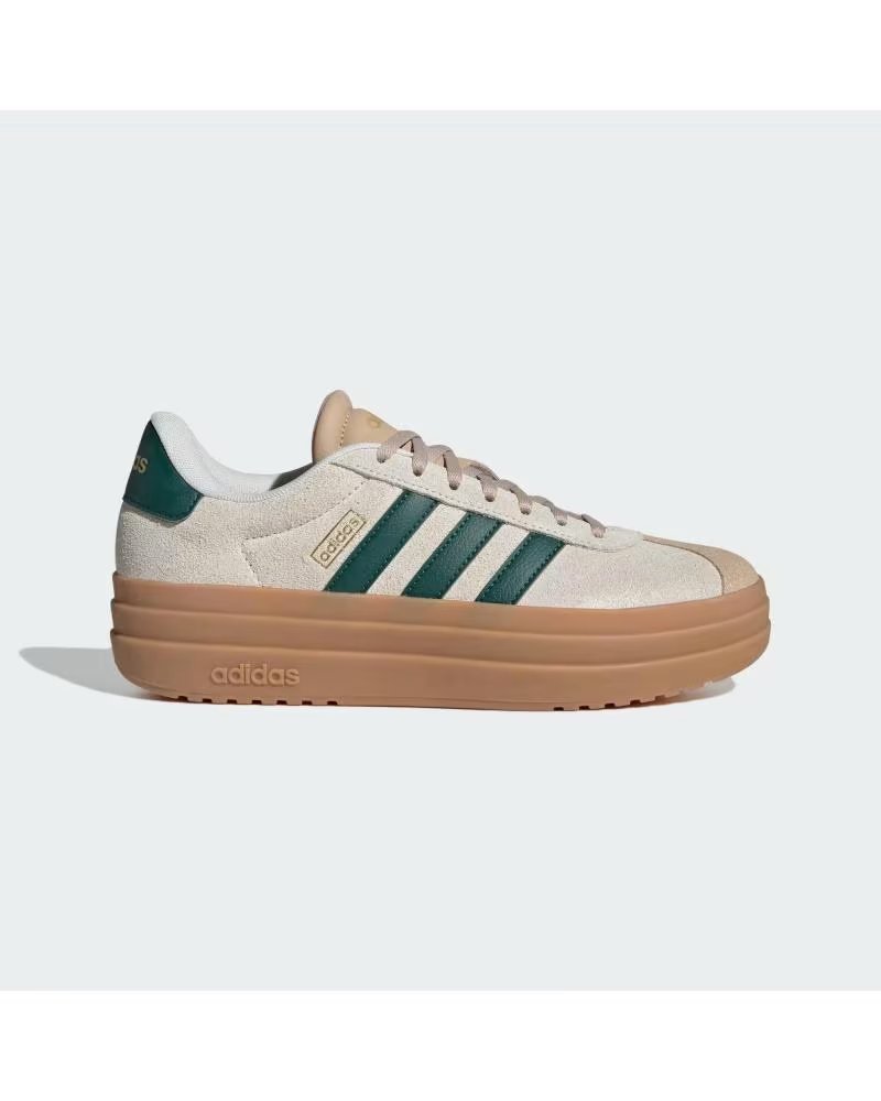 Zapatillas Adidas Vl Court Bold KJ6810 Blanco Crema y Verde Unisex Blanco-crema