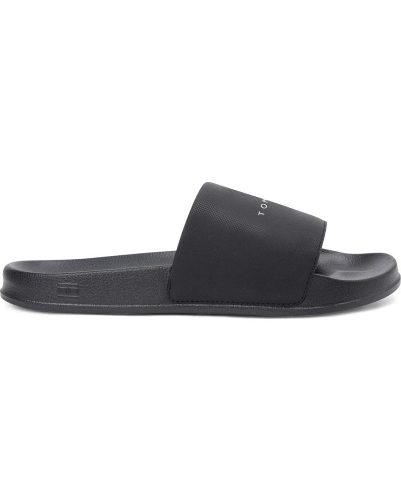 TOMMY HILFIGER SANDALIAS CORE POOL SLIDE NEGRO