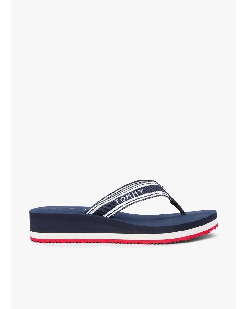 TOMMY HILFIGER SANDALIAS DE DEDO CON PLATAFORMA AZUL