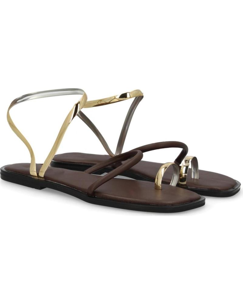 SPORT3PUNTO0 SANDALIAS PLANAS CON TIRAS METÁLICAS GZ-2A014 VARIOS COLORES