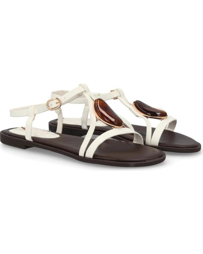 SPORT3PUNTO0 SANDALIA PLANA CON DETALLE DE APLIQUE CENTRAL VARIOS COLORES