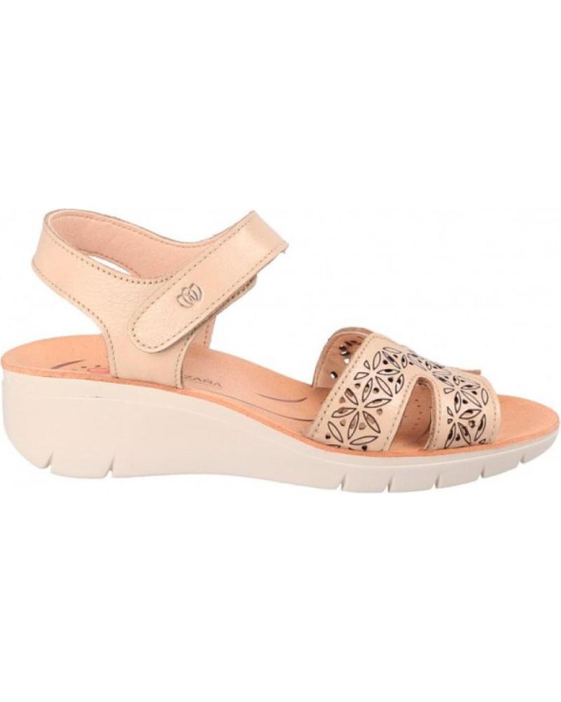 LAURA AZAÑA SANDALIA CUÑA LAURA AZANA 25422 BEIGE