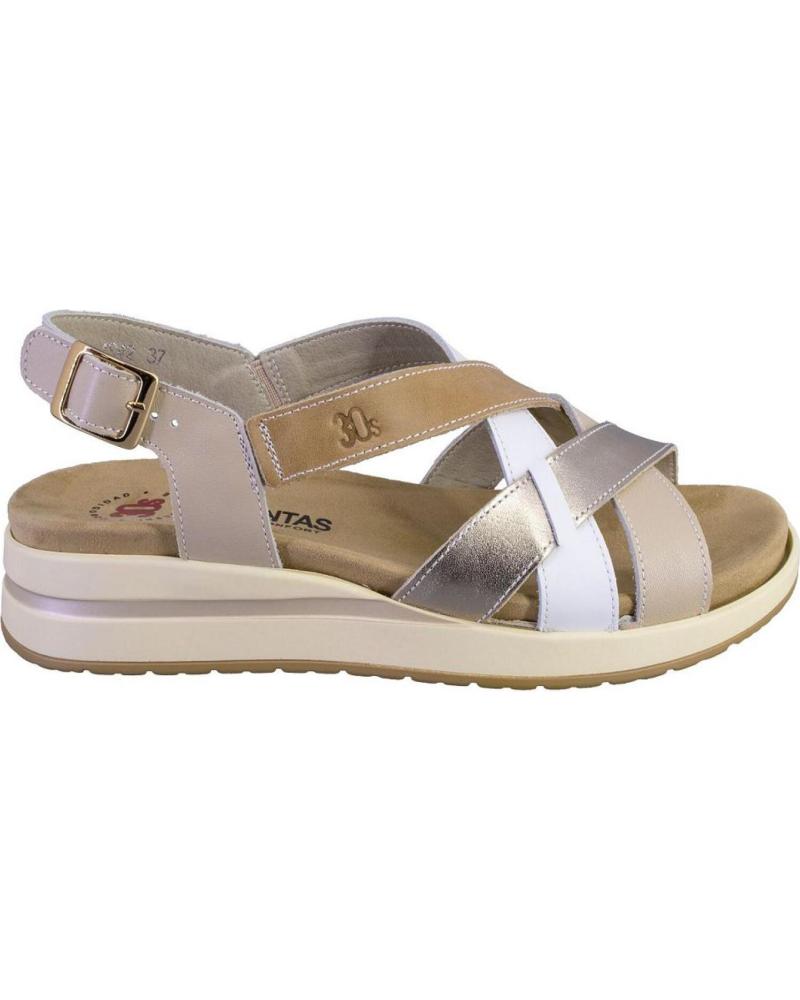 TREINTAS SANDALIAS 4535 PIEL CON TIRAS CRUZADAS CUERO