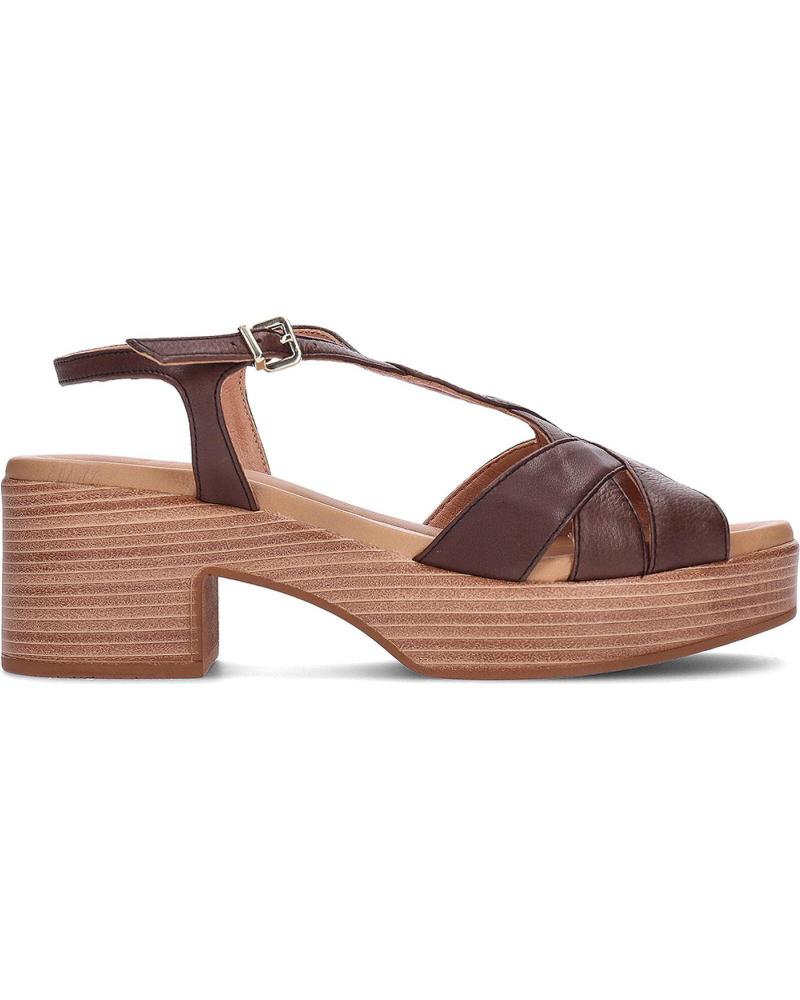 PEDRO MIRALLES SANDALIAS ATENEA 16073 CON TACÓN Y PLATAFORMA CAPUCCINO