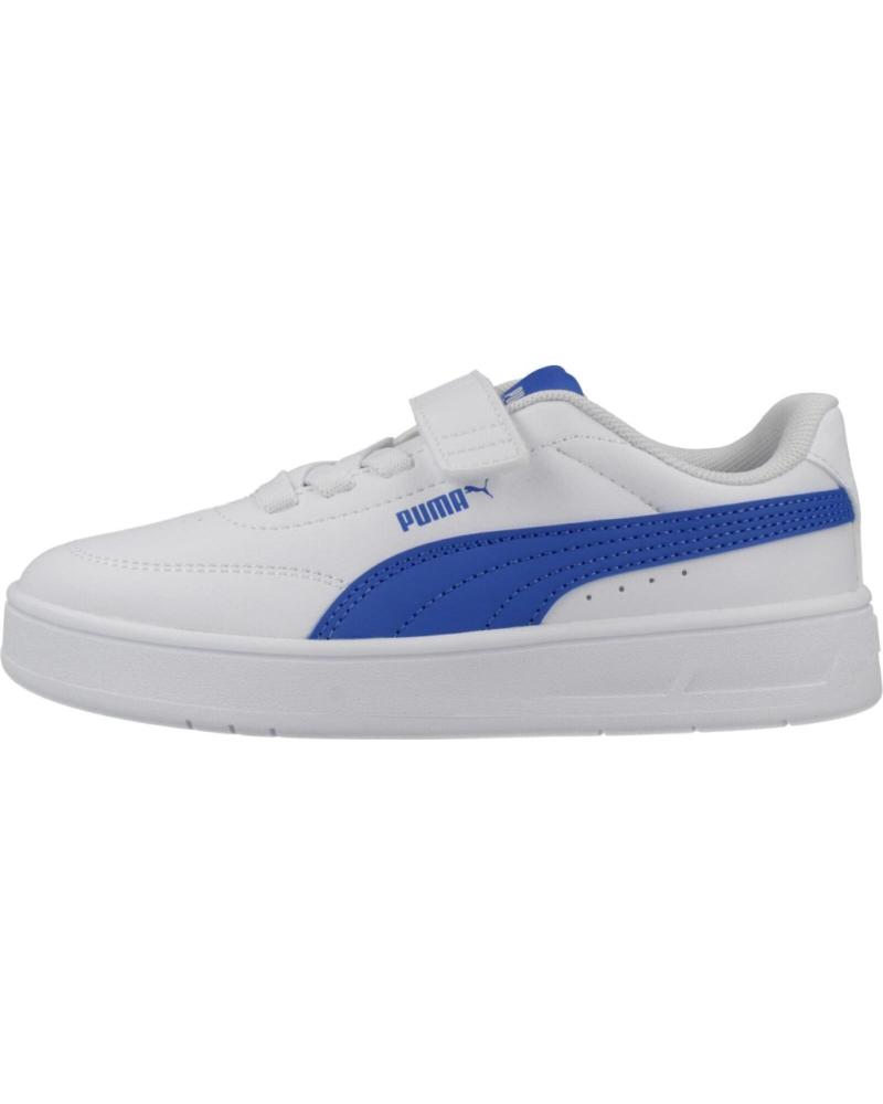 PUMA ZAPATILLAS PUMA COURT CLASSIC CLEAN CON CIERRE DE VELCRO WHTBLU