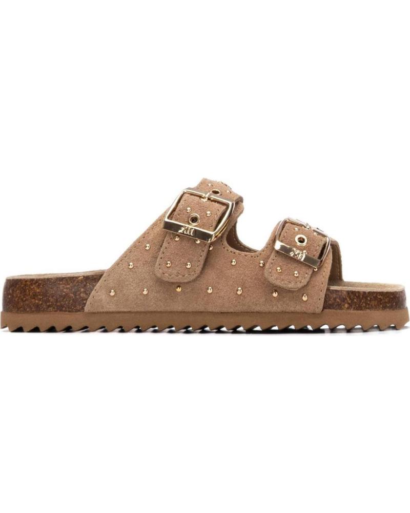 XTI SANDALIAS BIO 153044 CON DOBLE HEBILLA CAMEL