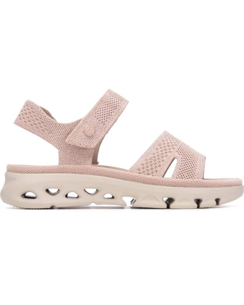 XTI SANDALIA DEPORTIVA CON CIERRE DE VELCRO Y SUELA DENTADA JEANS