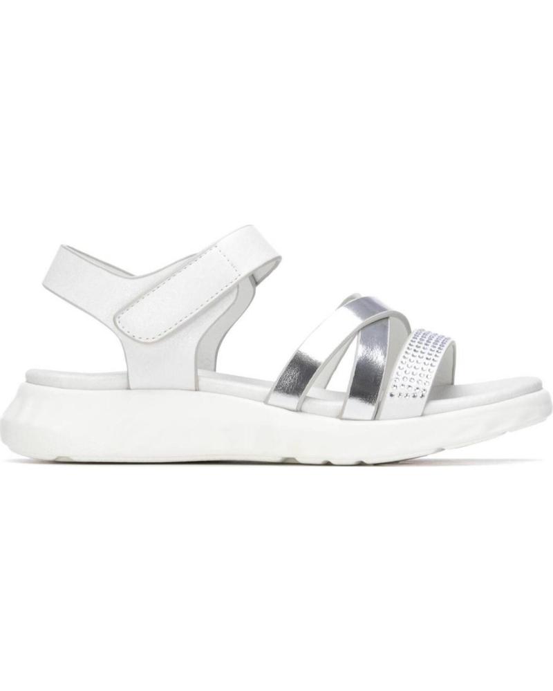 XTI SANDALIA 153074 CON CIERRE DE VELCRO BLANCO