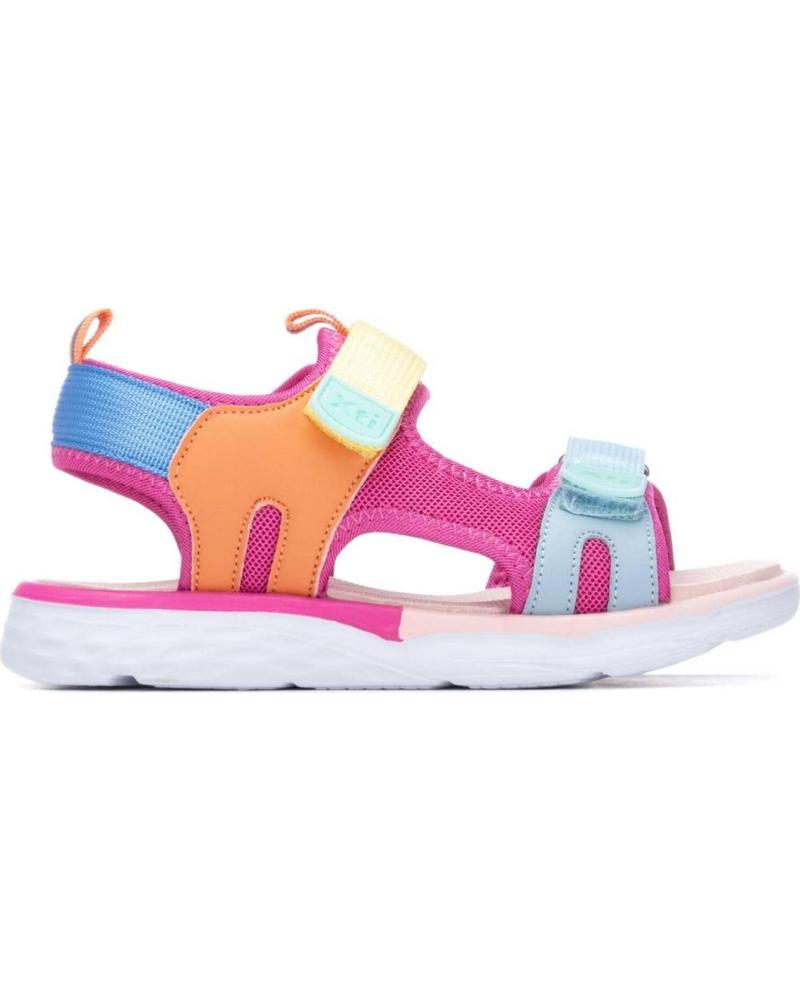 XTI SANDALIA DEPORTIVA MULTICOLOUR CON CIERRE DE VELCRO FUCSIA