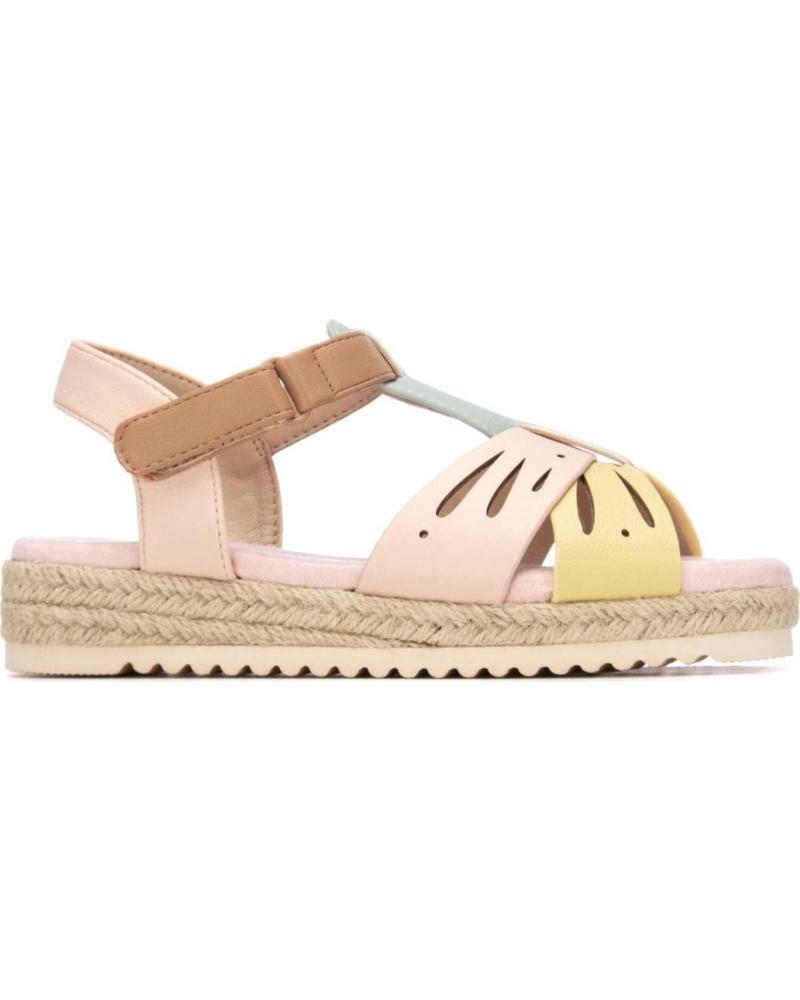 XTI SANDALIA TIPO CANGREJERA CON PLATAFORMA DE YUTE MULTICOLOR