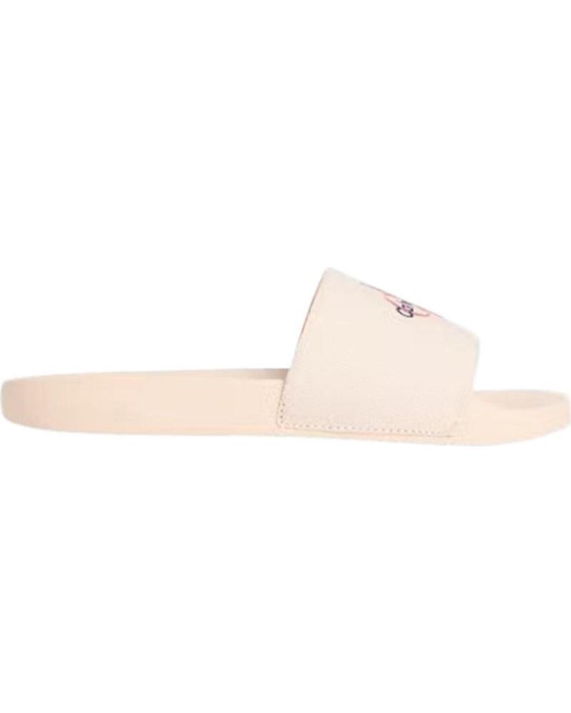 CALVIN KLEIN SANDALIAS CALVIN KLEIN ESS SLIDE CON LOGO BEIGE