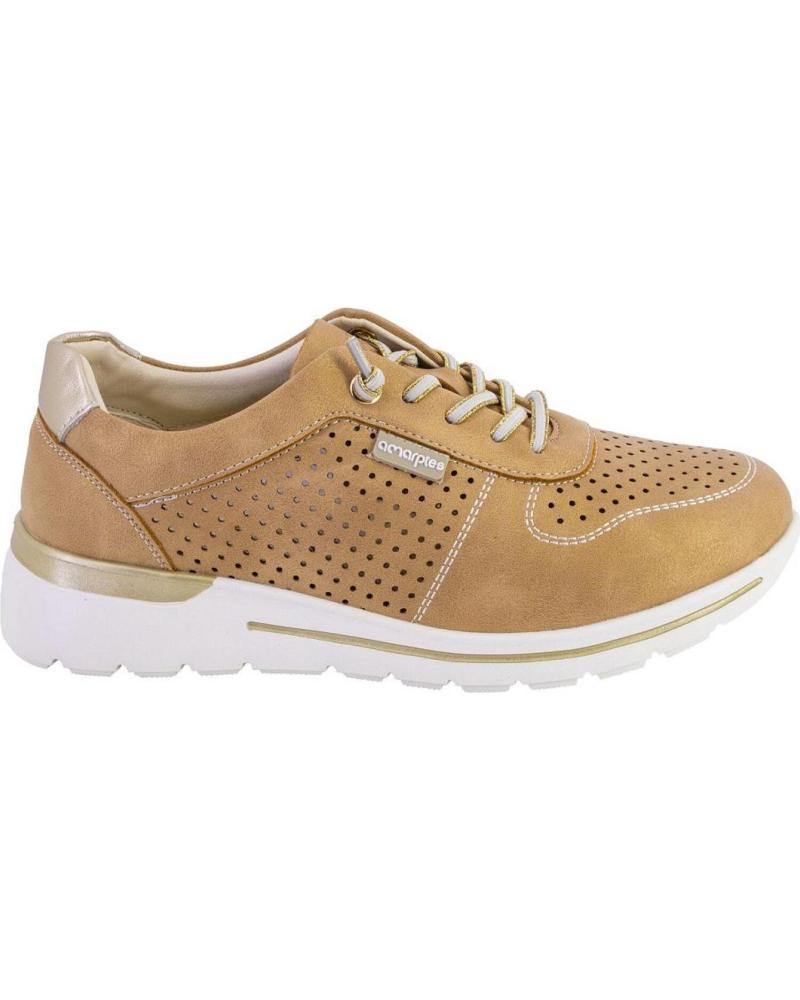 AMARPIES ZAPATILLAS CASUAL MODELO 30066 CUERO