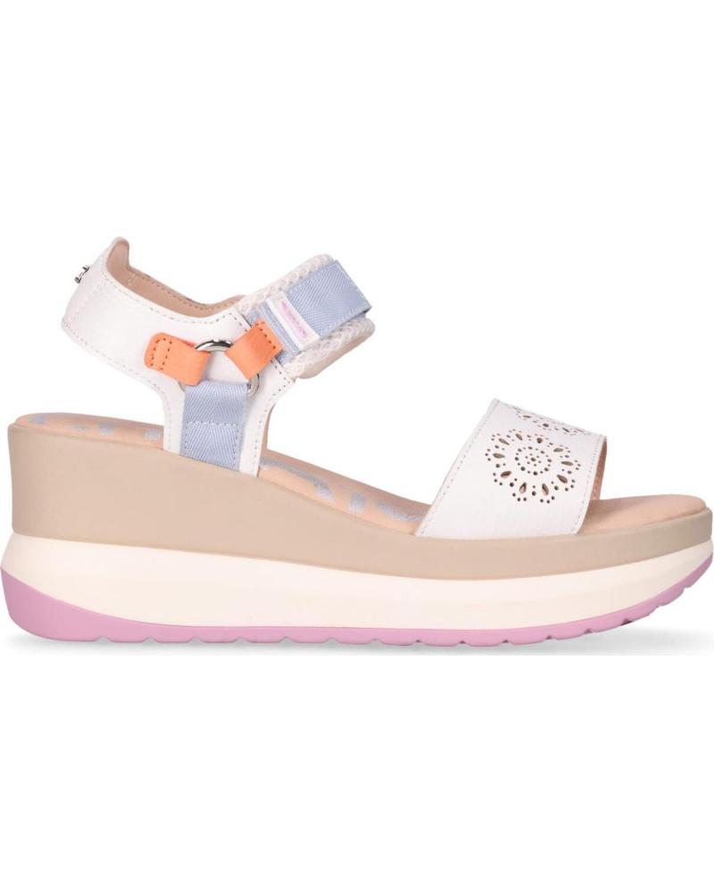 CHIKA10 SANDALIA PLATAFORMA ROCO 10 BLANCO-WHITE