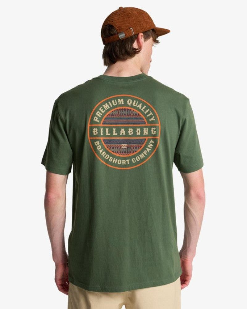 BILLABONG CAMISETA BILLABONG EBYZT00524 VERDE CON ESTAMPADO TRASERO VERDE